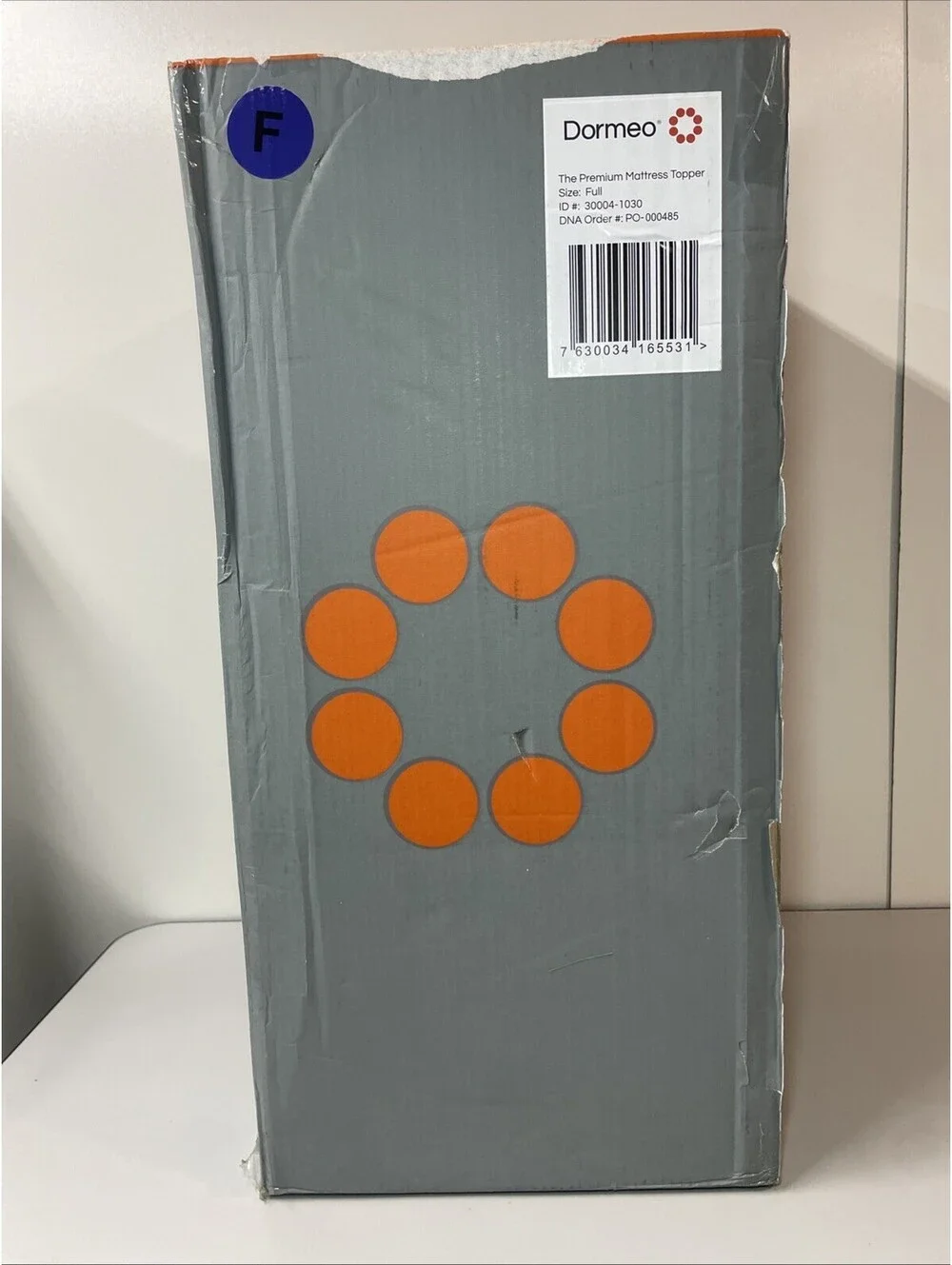Dormeo Premium Full Size Cooling Mattress Topper 3-Inch, 3 Zone Octaspring NEW